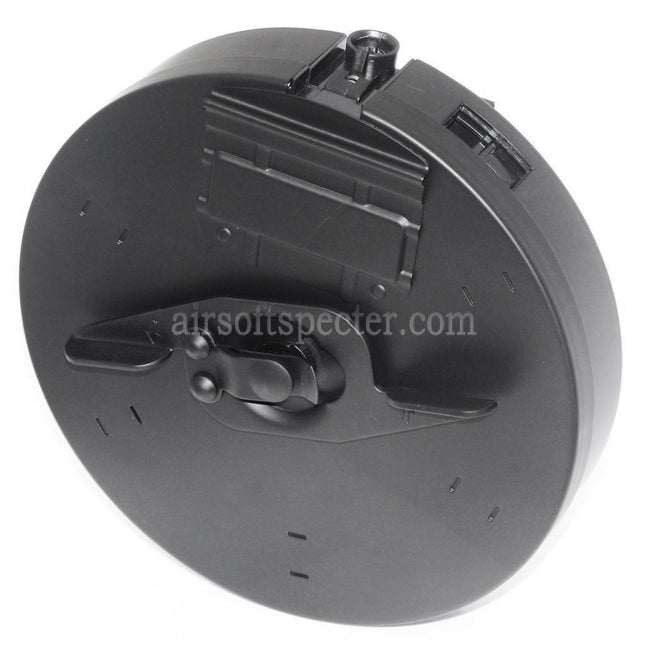 CYMA 450rd Hi-Cap Drum Magazine For CYMA Tokyo Marui King Arms Thompson M1A1 Series SMG AEG Rifles Airsoft Black