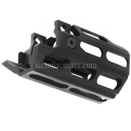 Garde-main de rail M-LOK AIRSOFT SPECTER 77 mm pour fusils AEG GBB SMG MP5K WELL Tokyo Marui Noir