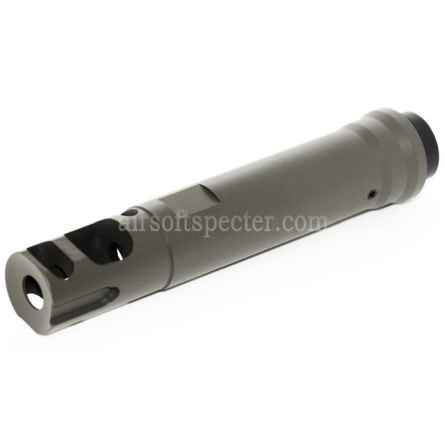 AIRSOFT SPECTER 122mm M40A5 Type Muzzle Brake Flash Hider For -14mm CCW Counter-Clockwise Thread Barrel Rifles