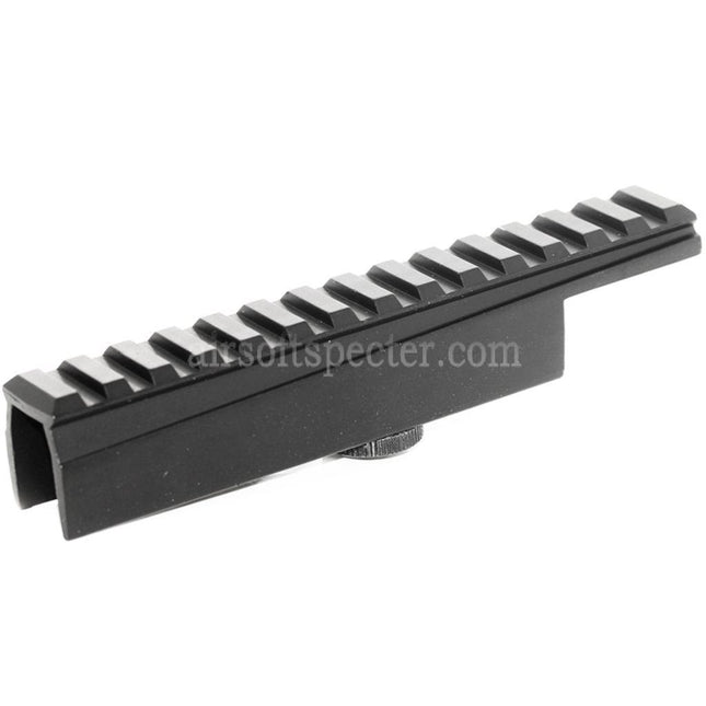Support de lunette en aluminium AIRSOFT SPECTER pour fusils AEG GBB de la série AK, noir