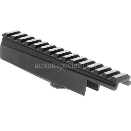 Support de lunette en aluminium AIRSOFT SPECTER pour fusils AEG GBB de la série AK, noir