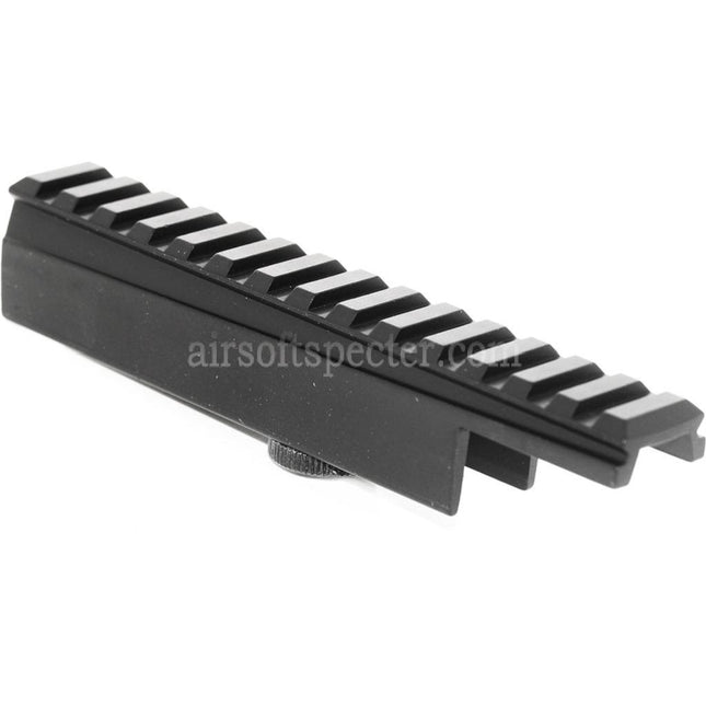 Support de lunette en aluminium AIRSOFT SPECTER pour fusils AEG GBB de la série AK, noir