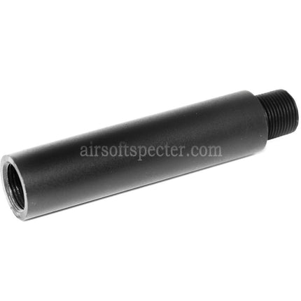 AIRSOFT SPECTER Rallonge de canon externe en aluminium 3/3.5 5/5.5 7/7.5 - Filetage antihoraire 14mm CCW AEG GBB Airsoft