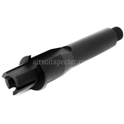 AIRSOFT SPECTER 5/5.5 126mm/139mm Tube de jonction de canon externe court en aluminium Filetage antihoraire -14mm CCW AEG Noir