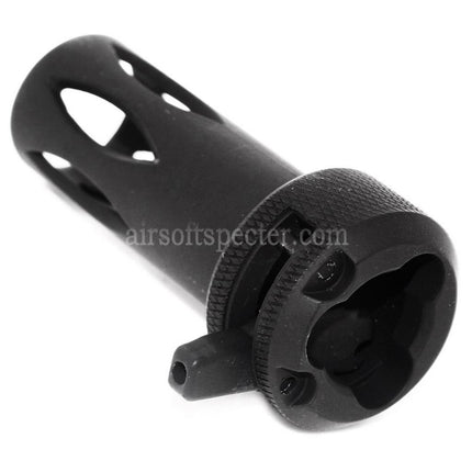 CYMA QD Flash Hider with Muzzle Adaptor For CM041 CM049 MP5 AEG Rifles Airsoft Black