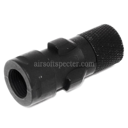 CYMA QD Flash Hider with Muzzle Adaptor For CM041 CM049 MP5 AEG Rifles Airsoft Black