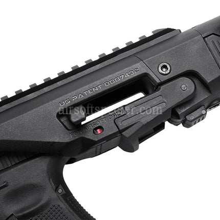 CAA Roni Pistol Carbine Conversion Kit For KSC VFC Umarex Tokyo Marui G17 G18C G19 G23F Series GBB Pistols Airsoft
