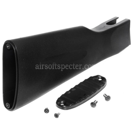 CYMA Light Weight Fixed Stock For Tokyo Marui AK74 Series AEG Rifles Airsoft Black