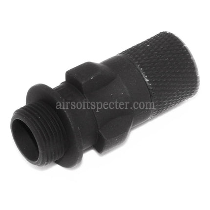 CYMA Metal Flash Hider Muzzle Adaptor For CYMA CM041 PDW MP5 AEG Rifles Airsoft Black