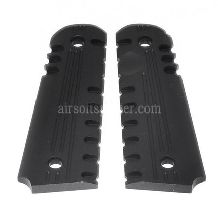 AIRSOFT SPECTER CNC Aluminum Grip Cover For Tokyo Marui M1911 M.E.U. ARMY ARMAMENT 1911 Series Pistols