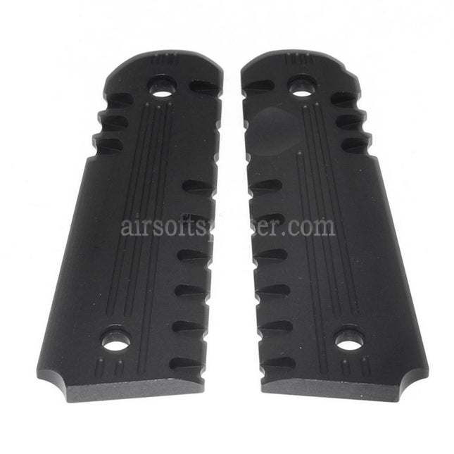 AIRSOFT SPECTER CNC Aluminum Grip Cover For Tokyo Marui M1911 M.E.U. ARMY ARMAMENT 1911 Series Pistols