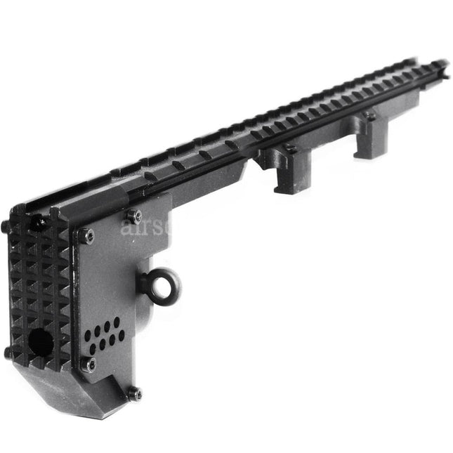 AIRSOFT SPECTER 328mm Swordfish Conversion Strike Kit Top Rail For PDW MP5K Series AEG Rifles Black
