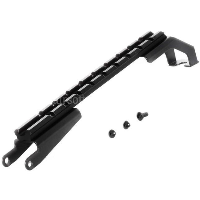 CYMA Upper Receiver Cover with 217mm Tactical Top Rail Scope Mount For CM039C CM048 CM050  Echo1 Golden Eagle Jing Gong JG Tokyo Marui AK Series AEG Rifles Airsoft Black