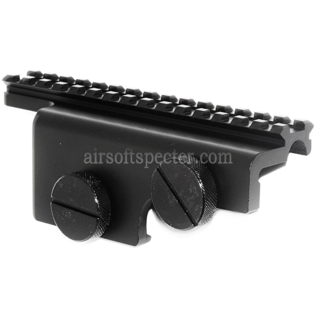 Base de montage de lunette CYMA 156 mm pour fusils AEG Airsoft noirs CYMA G&P Tokyo Marui série M14