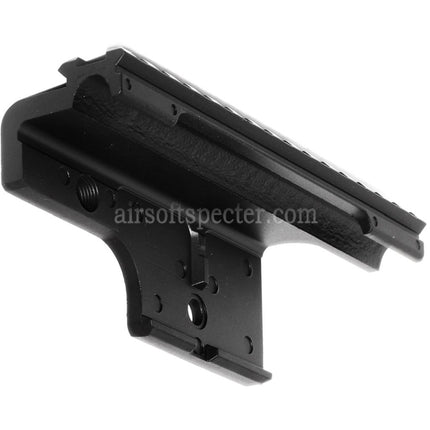 Base de montage de lunette CYMA 156 mm pour fusils AEG Airsoft noirs CYMA G&P Tokyo Marui série M14