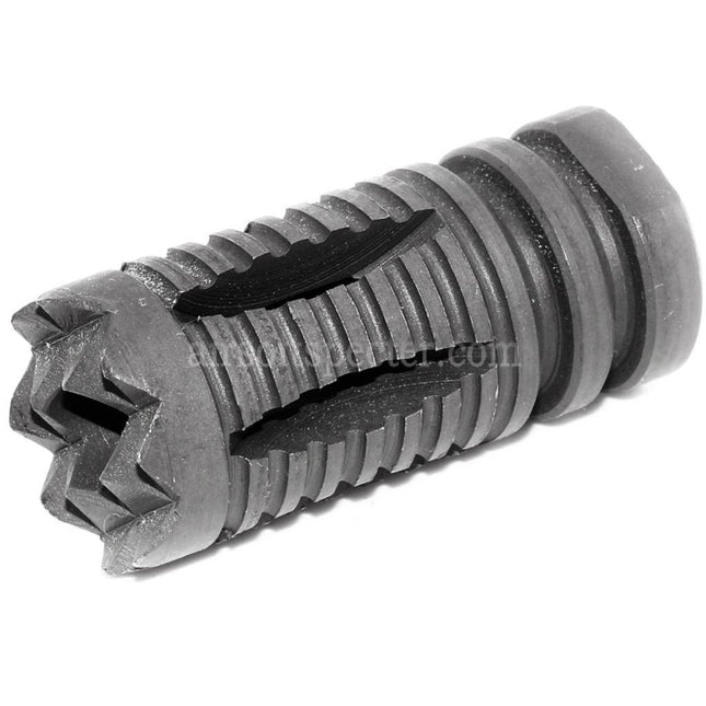 AIRSOFT SPECTER 50mm Tenderizer Muzzle Brake Flash Hider For -14mm CCW Counter-Clockwise Thread Barrel Rifles