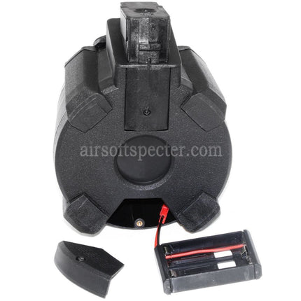 BATTLEAXE 1400rd Electric Drum Magazine For AK Series AEG Rifles Airsoft