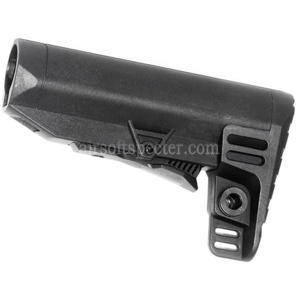 AIRSOFT SPECTER Retractable Telescope Stock For M4 M16 AEG Rifles Black