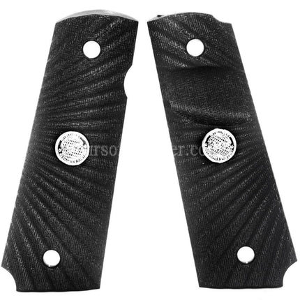 AIRSOFT SPECTER Plastic Grip Cover (Different Styles) For DOUBLE BELL ARMY AW WE KJ Tokyo Marui M1911 M.E.U SERIES 70 M45A1 WARRIOR GBB Pistols Black