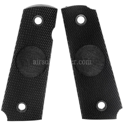 AIRSOFT SPECTER Plastic Grip Cover (Different Styles) For DOUBLE BELL ARMY AW WE KJ Tokyo Marui M1911 M.E.U SERIES 70 M45A1 WARRIOR GBB Pistols Black