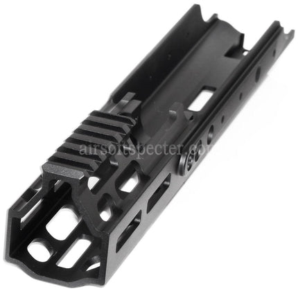 Système de garde-main rail PTS Kinetic MREX M-LOK pour répliques Airsoft VFC WE Cybergun Tokyo Marui Recoil Shock SCAR