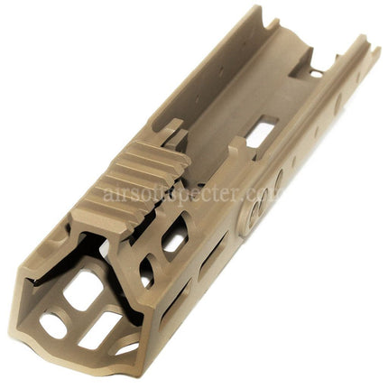 Système de garde-main rail PTS Kinetic MREX M-LOK pour répliques Airsoft VFC WE Cybergun Tokyo Marui Recoil Shock SCAR