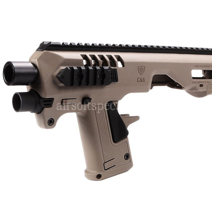 CAA Roni Pistol Carbine Conversion Kit For KSC VFC Umarex Tokyo Marui G17 G18C G19 G23F Series GBB Pistols Airsoft