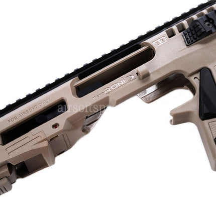 CAA Roni Pistol Carbine Conversion Kit For KSC VFC Umarex Tokyo Marui G17 G18C G19 G23F Series GBB Pistols Airsoft