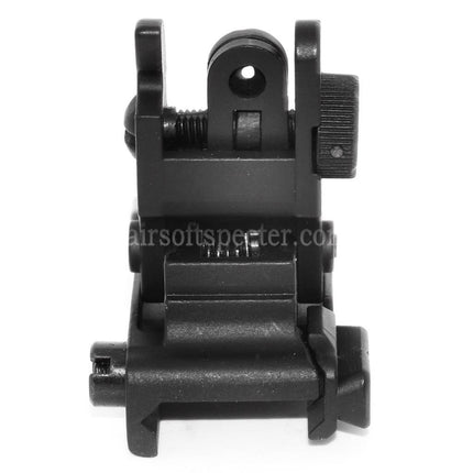 CYMA M4 S-System Style Flip-Up Rear Sight for 20mm 1913 Picatinny Rail