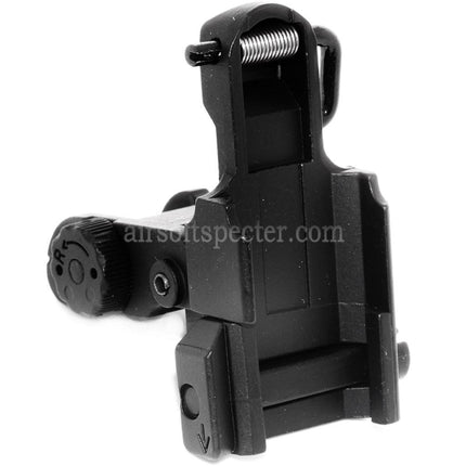 CYMA M4 S-System Style Flip-Up Rear Sight for 20mm 1913 Picatinny Rail