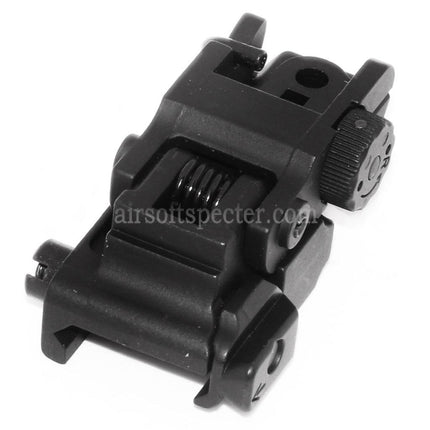 CYMA M4 S-System Style Flip-Up Rear Sight for 20mm 1913 Picatinny Rail