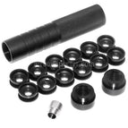 Black with 12pcs Plastic Baffles