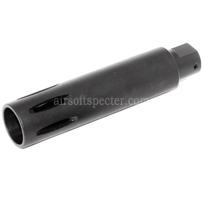 AIRSOFT SPECTER 113mm XM177 Style Muzzle Brake Flash Hider For -14mm CCW Counter-Clockwise Thread Barrel Rifles Black