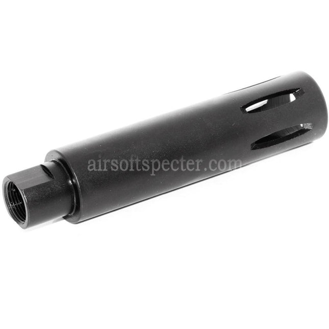 AIRSOFT SPECTER 113mm XM177 Style Muzzle Brake Flash Hider For -14mm CCW Counter-Clockwise Thread Barrel Rifles Black