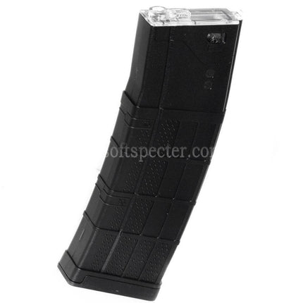 CYMA 140rd Polymer Waffle Mid-Cap Magazine for M4 M16 Series AEG Rifles Airsoft Black