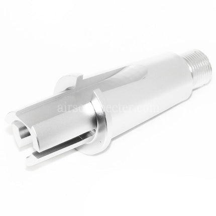 AIRSOFT SPECTER 2.75/3.35 71mm/85mm Rallonge de Canon Externe Courte en Aluminium – Filetage Anti-Horaire CCW de -14mm pour Répliques AEG