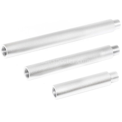 AIRSOFT SPECTER Rallonge de canon externe en aluminium 3/3.5 5/5.5 7/7.5 - Filetage antihoraire 14mm CCW AEG GBB Airsoft