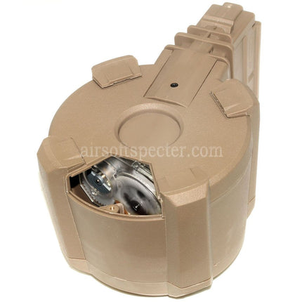 BATTLEAXE 1400rd Sound Control Electric Drum Magazine For G36 Series AEG Rifles Airsoft