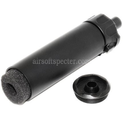 5KU 133mm SOCOM46 Mini Suppressor Silencer with Flash Hider For +12mm CW Clockwise Thread Barrel Rifles Airsoft