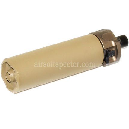 5KU 133mm SOCOM46 Mini Suppressor Silencer with Flash Hider For +12mm CW Clockwise Thread Barrel Rifles Airsoft