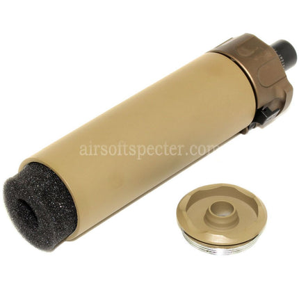 5KU 133mm SOCOM46 Mini Suppressor Silencer with Flash Hider For +12mm CW Clockwise Thread Barrel Rifles Airsoft
