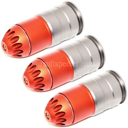 King Arms 3 cartouches 84 billes 40mm Co2 Grenade Gas Version IV