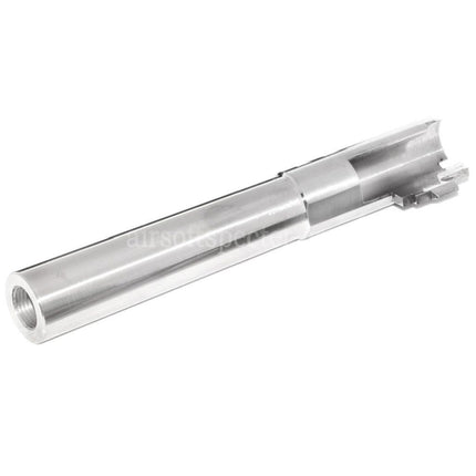 5KU 5 Inches Stainless Steel Outer Barrel +11mm CW for Tokyo Marui Hi-Capa 5.1 GBB Pistols Airsoft