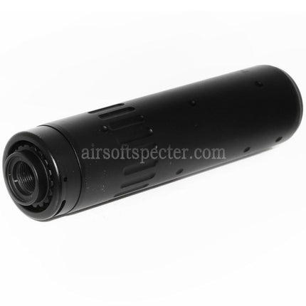 CYMA 150mm AAC SCAR-SD 5.56 QD Silencer Suppressor with Flash Hider For -14mm CCW Counter-Clockwise Thread Barrel Rifles Airsoft Black