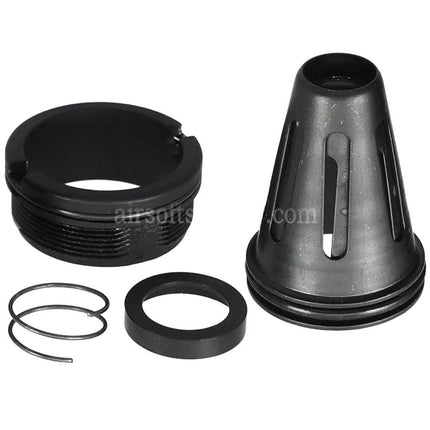 APS EMG Licensed Noveske KX3 Adjustable Sound Amplifier Muzzle Brake Flash Hider Suitable For -14mm CCW Counter-Clockwise Thread Barrel Rifles