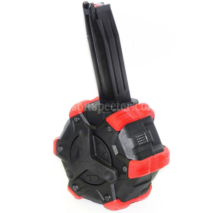 Armorer Works AW Custom 350rd Gas Adaptive Drum Magazine for Hi-Capa GBB Pistols Airsoft