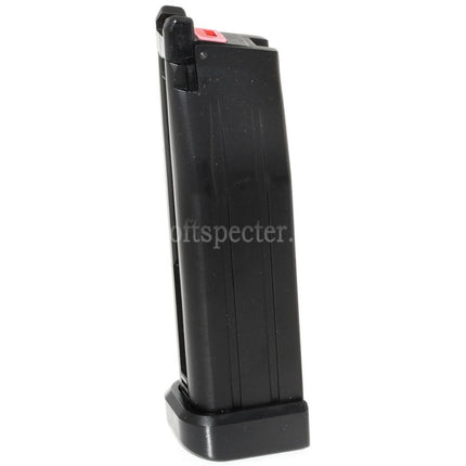 Chargeur Co2 AW Armorer Works 30 coups pour pistolets GBB Airsoft série Hi-Capa