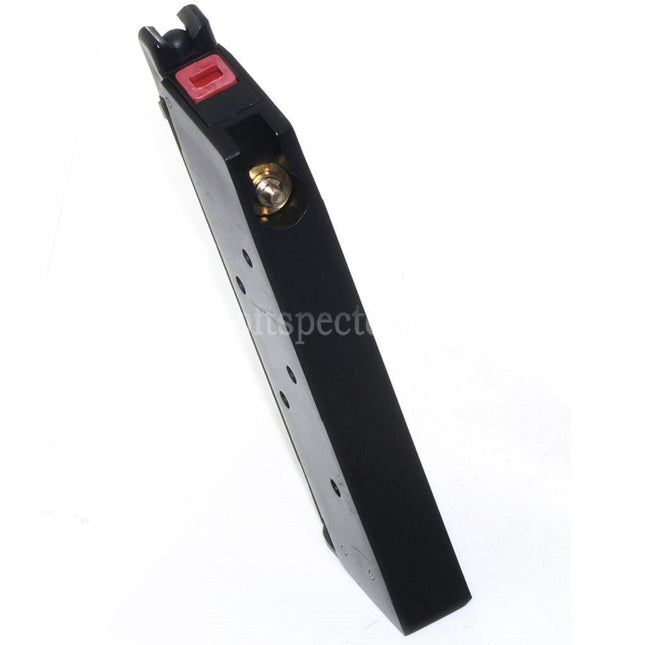 Armorer Works AW 13rd Gas Magazine for AW COMPACT NE10 Series / WE Single Stack Mini 1911 Series GBB Pistols Airsoft Black