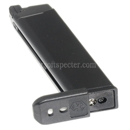Armorer Works AW 27rd MOS Gas Magazine for Optic Ready Slide Version EMG SAI BLU WE Galaxy AW VX7 VX9 G17 G19 Series GBB Pistols Airsoft Black