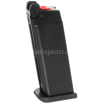 Armorer Works AW 23rd MOS Gas Magazine for Optic Ready Slide Version EMG SAI BLU COMPACT WE AW VX9 G19 Series GBB Pistols Airsoft Black